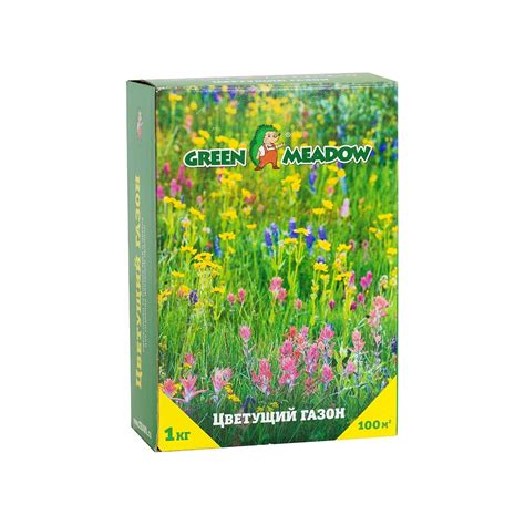 Семена газона GREEN MEADOW Цветущий мавританский газон 1 кг ...