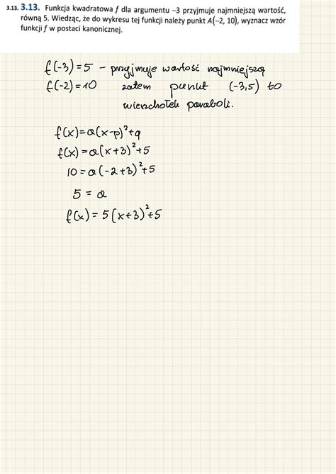 Powt Rka Przed Matur Matematyka Zadania Kl Lo