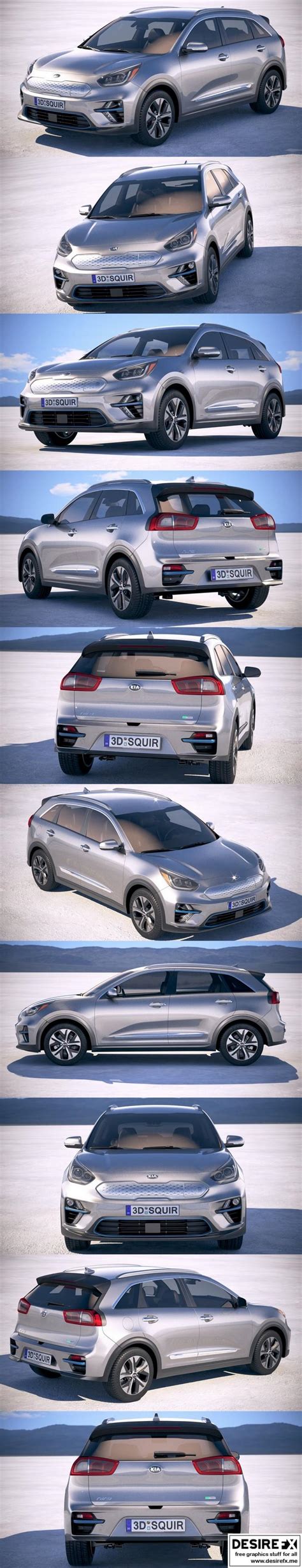 Desire FX 3d Models Kia E Niro 2019