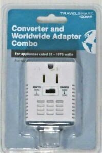 New Travel Smart Conair Worldwide Adapter Converter Combo Fast Free