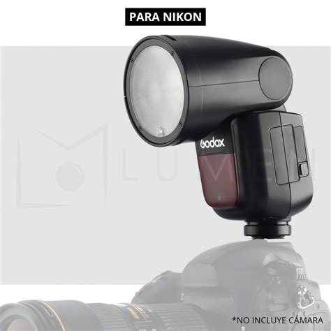 Flash Godox V N Circular Para Nikon Ttl