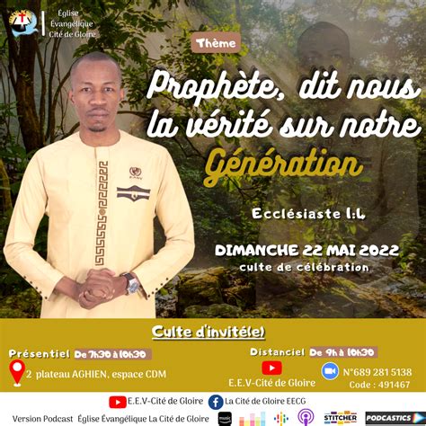 Continuons Sur Les Proph Tes Et Leurs Importances Je Vous Attends