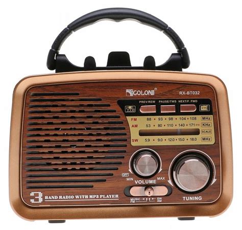 Radio PRZENOŚNE RETRO GŁOŚNIK FM Bluetooth MP3 USB Arena pl