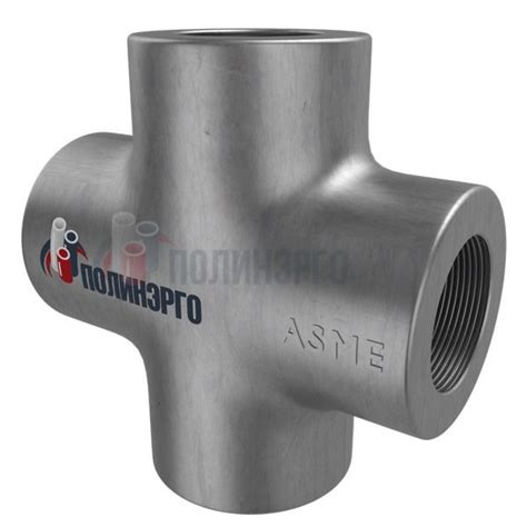 Крестовина резьбовая 4″ ( DN 100мм) NPT-F ASME B16.11 (углеродистая ...