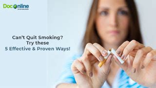 Cant Quit Smoking Try These 5 Effective Proven Ways