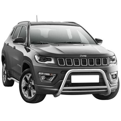 Edelstahl Frontbügel 60 48mm Jeep Compass ab 2017