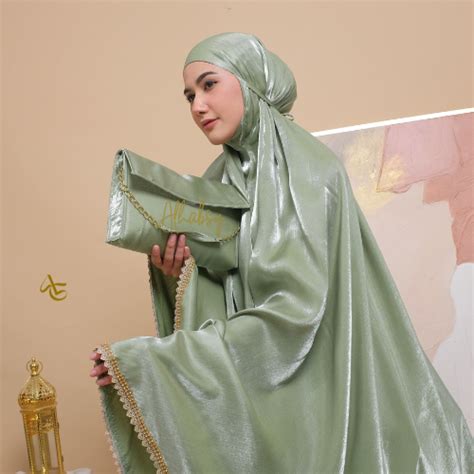 Jual Alhabsy Gallery Mukena Dewasa Silk Premium Renda Setrip