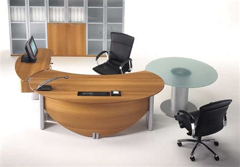 Office Circular Office Desks Modern On For Half Circle Desk Round