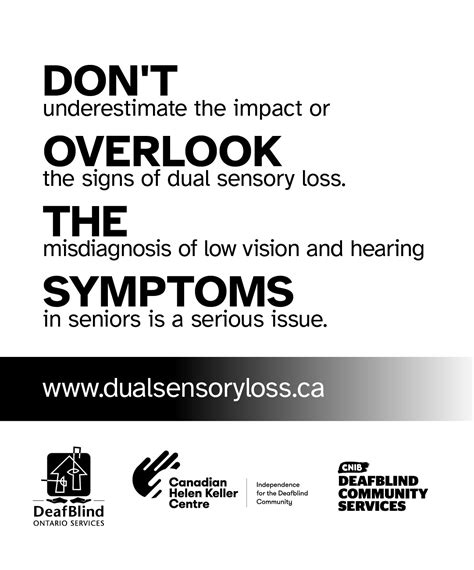 Are You Overlooking The Signs Of Dual Sensory Loss Deafblind Ontario Services