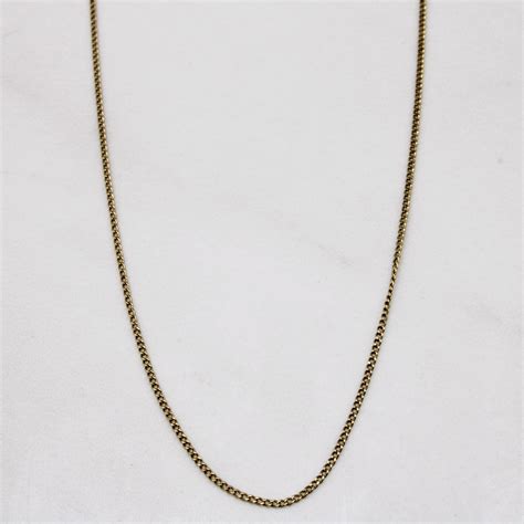 14k Yellow Gold Cable Chain 18 100 Ways