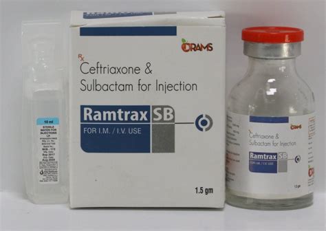 Ceftriaxone Sulbactam For Injection Strength Gm At Rs Vial