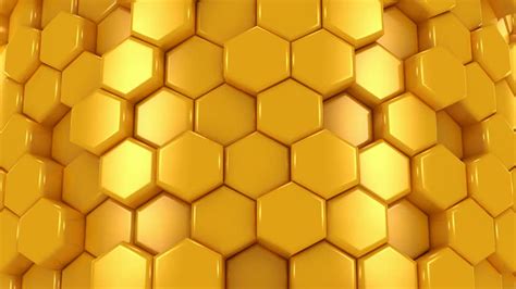 Yellow Hexagon Geometric Shapes Hd Yellow Wallpapers Hd Wallpapers