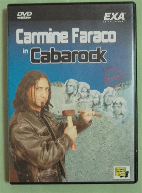 Dvd Carmine Faraco In CABAROCK Stefano Rotelli