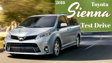 2018 Toyota Sienna Test Drive YouTube