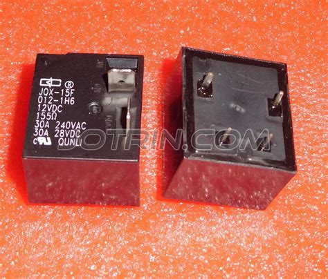 JQX 15F 012 1H6 12VDC HONGFA Electromechanical Jotrin Electronics