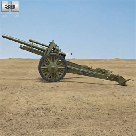 10 5 Cm LeFH 18 3D Model Military On Hum3D