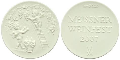 Medal Meissen Wine Festival 2007 République fédérale d Allemagne