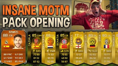 F Cking Insane Motm Pack Opening Ft Motm Ramos Higuain Hunt Fifa