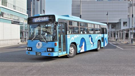 ことでんバスの三菱ふそう･西工58mc 347号車 ぶんの路線バス写真館