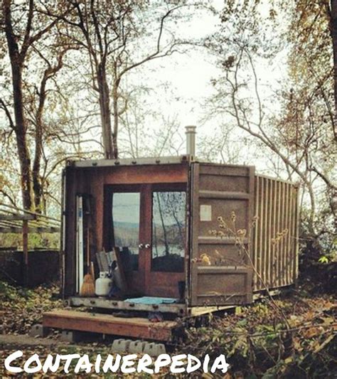 Shipping Container Cabin | Building a container home, Container house ...