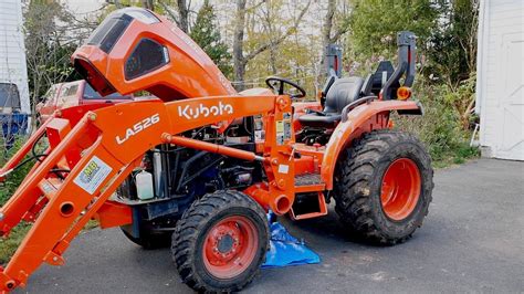 How To Change The Oil On A Kubota L Tractor First Oil Change On My