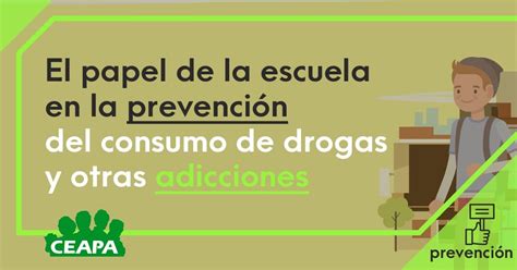 El Papel De La Escuela En La Prevenci N Del Consumo De Drogas Y Otras