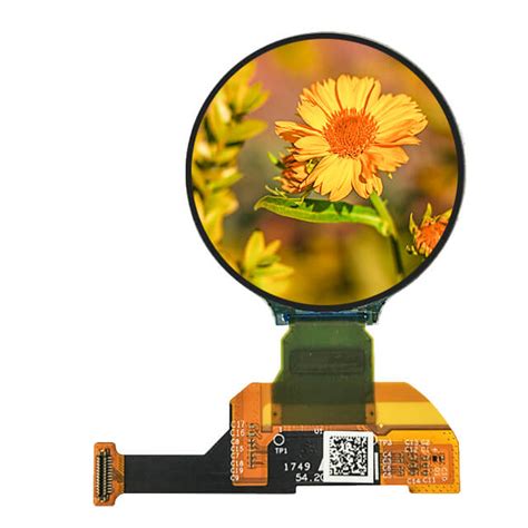 1 2inch 390x390 Round Amoled Display Mipi Interface Circular Oled Lcd