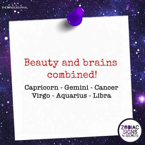 Signs Those Are The Combination Of Beauty And Brains Zodiac Signs