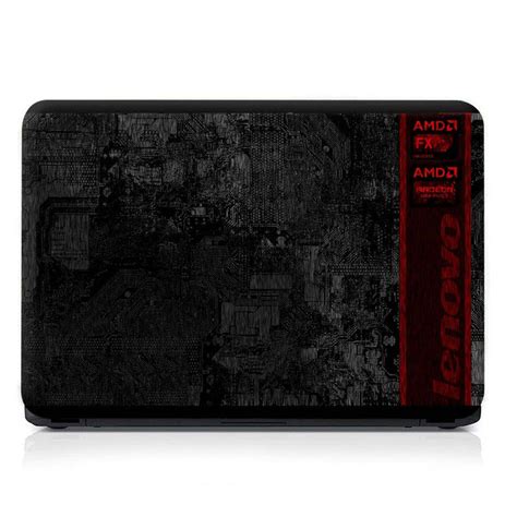 Full Panel Laptop Skin Lenovo Red Watermark Skinslegend