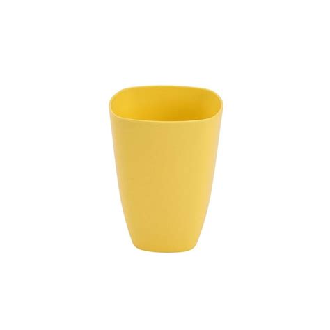 Vaso Mainstays Amarillo Cuadrado De Pl Stico Oz Walmart