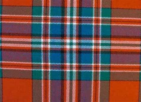 Macfarlane Ancient Tartan Material And Fabric Swatches Scots Connection