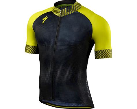 Specialized Mens Sl Expert Short Sleeve Cycling Jersey Dot Fade