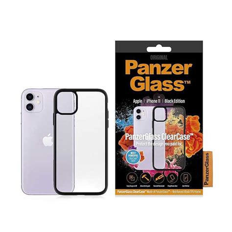 Panzerglass ClearCase For IPhone 11 Black Edition Telefonati Kuwait