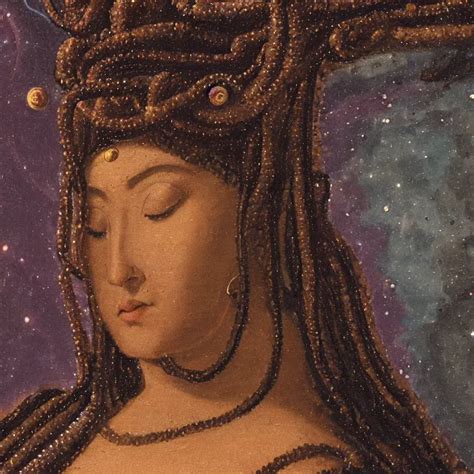 A Closeup Portrait Of An Eel Goddess In A Nebula Stable Diffusion