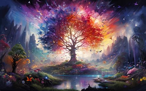 Colourful Magical Game Nature Painting by DeadTime21 on DeviantArt