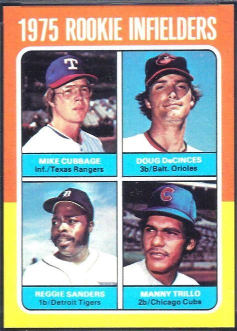 Rookie Infielders 617 Prices Rookie 1975 Topps Baseball Cards