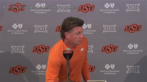 Oklahoma State S Mike Gundy Previews Texas Facing SEC Bound Team QB