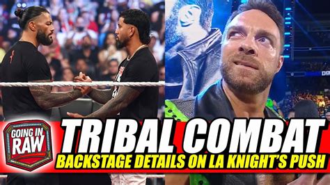 Roman Reigns Vs Jey Uso Tribal Combat Report On La Knights Push