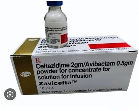 Zavicefta 2 5 Gm Injection At Rs 3999 Piece Ceftazidime Avibactam