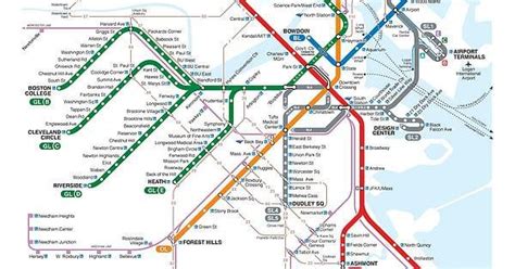 Silver Line Boston Map - Alysia Margeaux