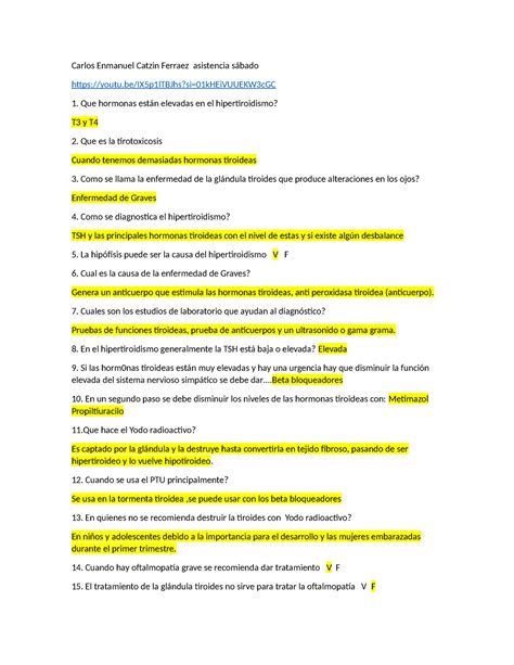 Psico endocrinología Carlos Enmanuel Catzin Ferraez asistencia sábado