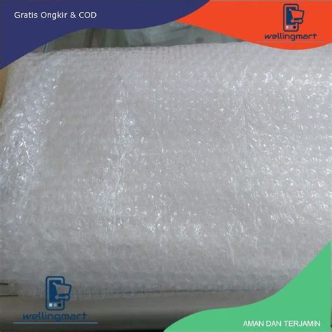 Bubble Wrap Plastik Bungkus Meteran 1 25m X 1m Lazada Indonesia