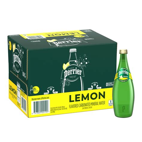 Perrier® Lemon Sparkling Carbonated Water 25 Oz 12 Pack Readyrefresh