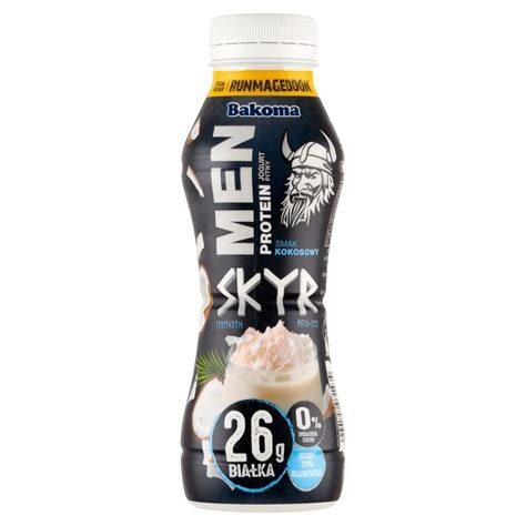 Bakoma Men Protein Jogurt Pitny Skyr Smak Kokosowy 300 G Zakupy