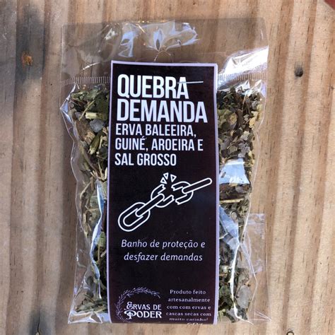 Banho Quebra Demanda Ervas De Poder 20gr