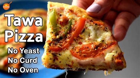 Atta Pizza On Tawa Without Yeast Atta Pizza Without Oven Easy Tawa Pizza Youtube