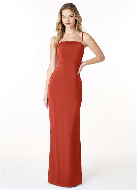 Azazie Hana Rust Bridesmaid Dresses Azazie