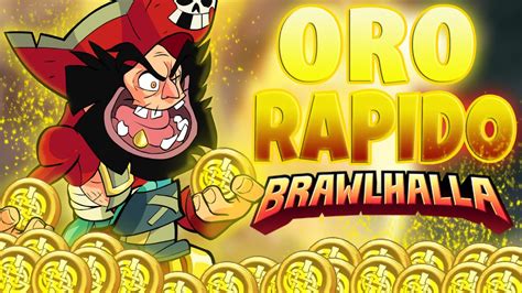 La Forma MAS RAPIDA De CONSEGUIR ORO En Brawlhalla YouTube