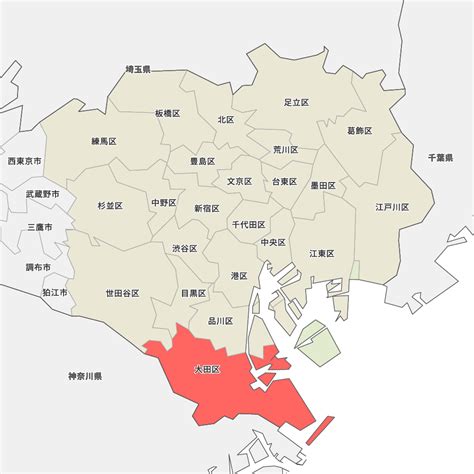 東京都大田区の地図 Map It マップイット