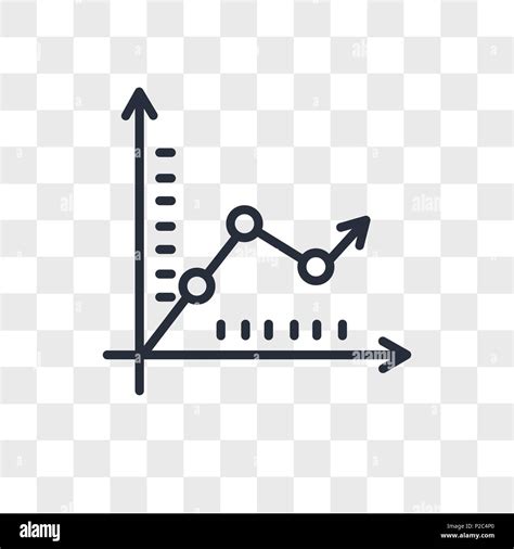 Graph Vector Icon Isolated On Transparent Background Graph Logo